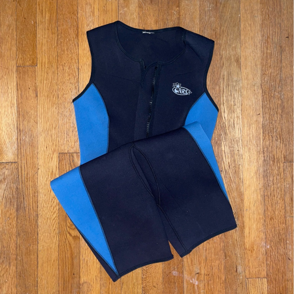 NRS Black / Blue Sleeveless Triatholon Wetsuit